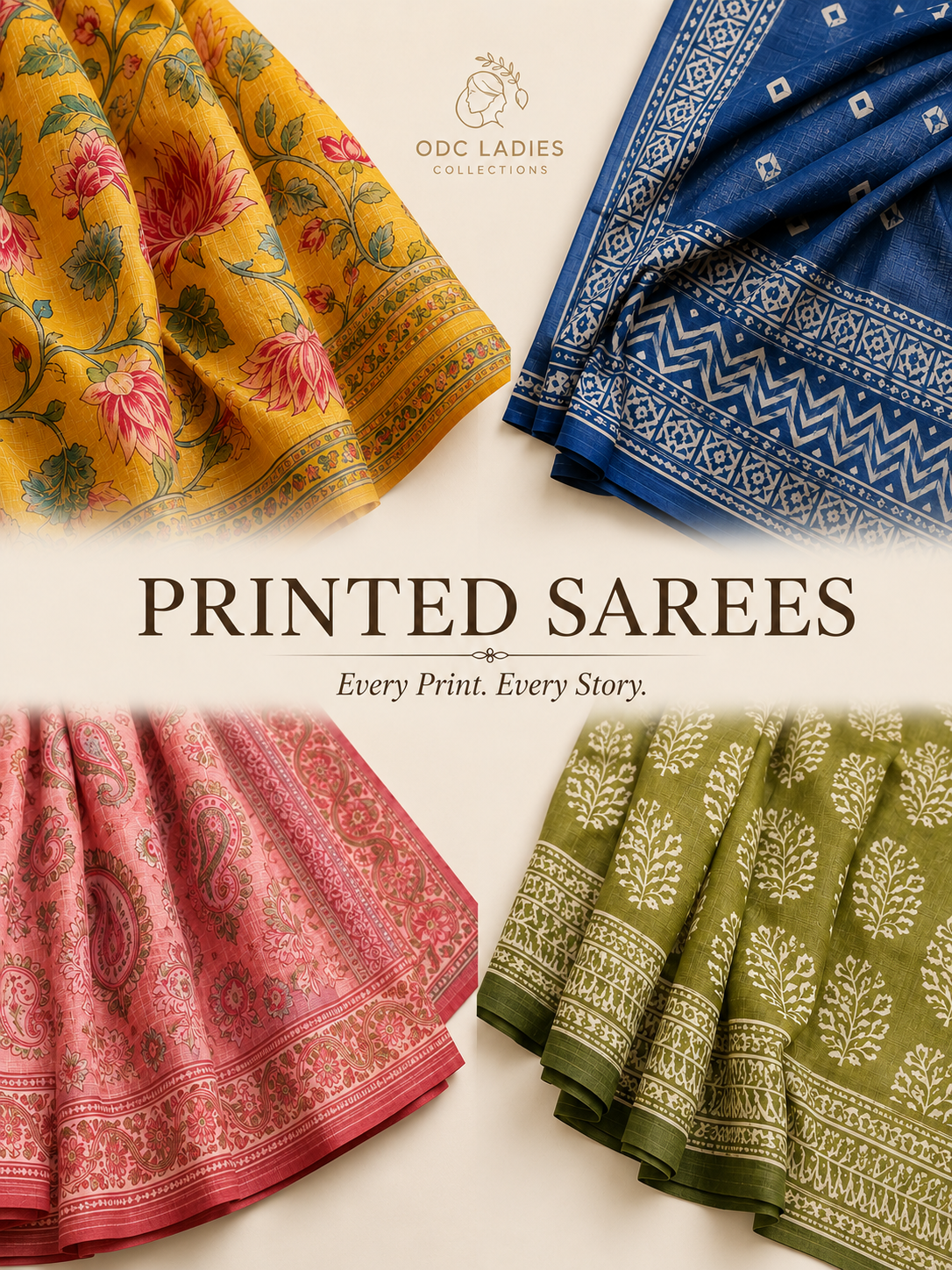 Printed Sarees