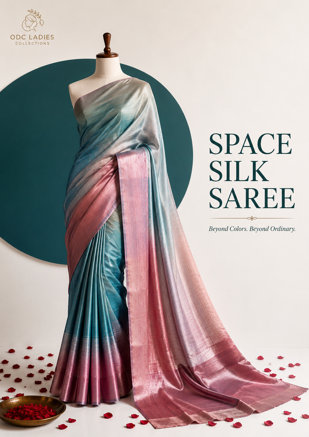 Space Silk Saree