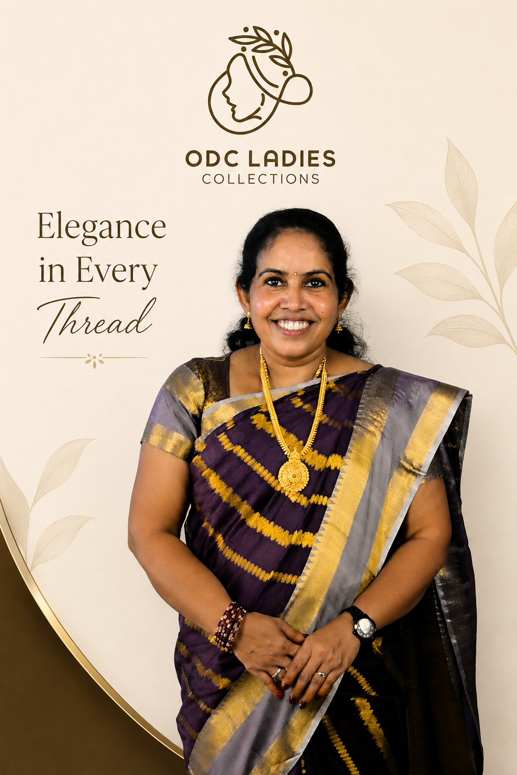 Kanji Semi Silk Trending Coffee Brown Saree | S-109 | ODC Ladies Collections