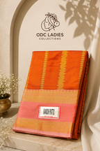 Kanji Semi Silk Trending Coffee Brown Saree | S-109 | ODC Ladies Collections