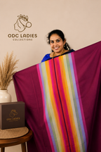 Khadhi Cotton Trending Rainbow Saree | S-107 | ODC Ladies Collections