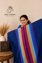 Khadhi Cotton Trending Rainbow Saree | S-107 | ODC Ladies Collections