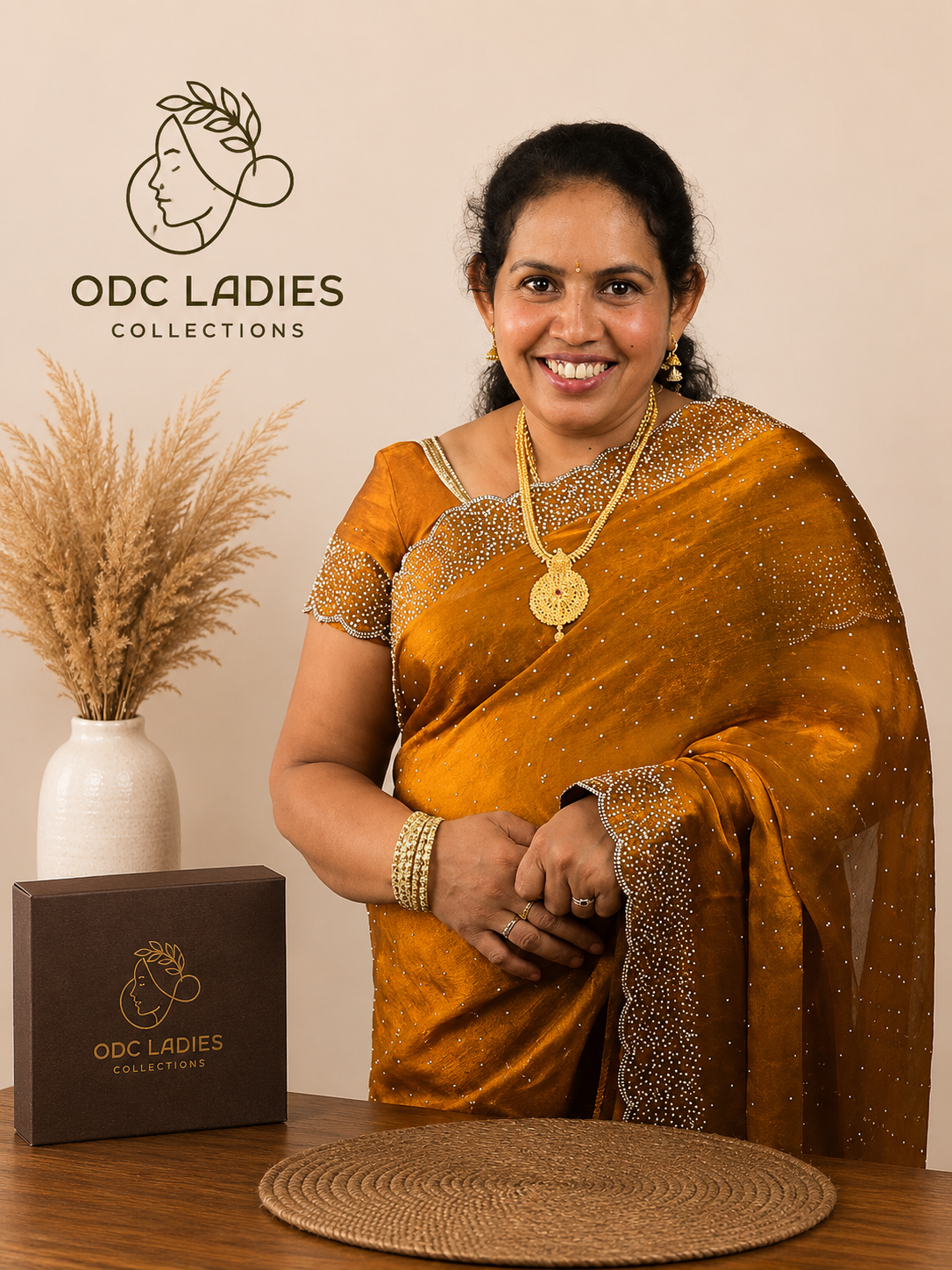 Original Space Silk Trending Karthana Work Saree | S-101 | ODC Ladies Collections