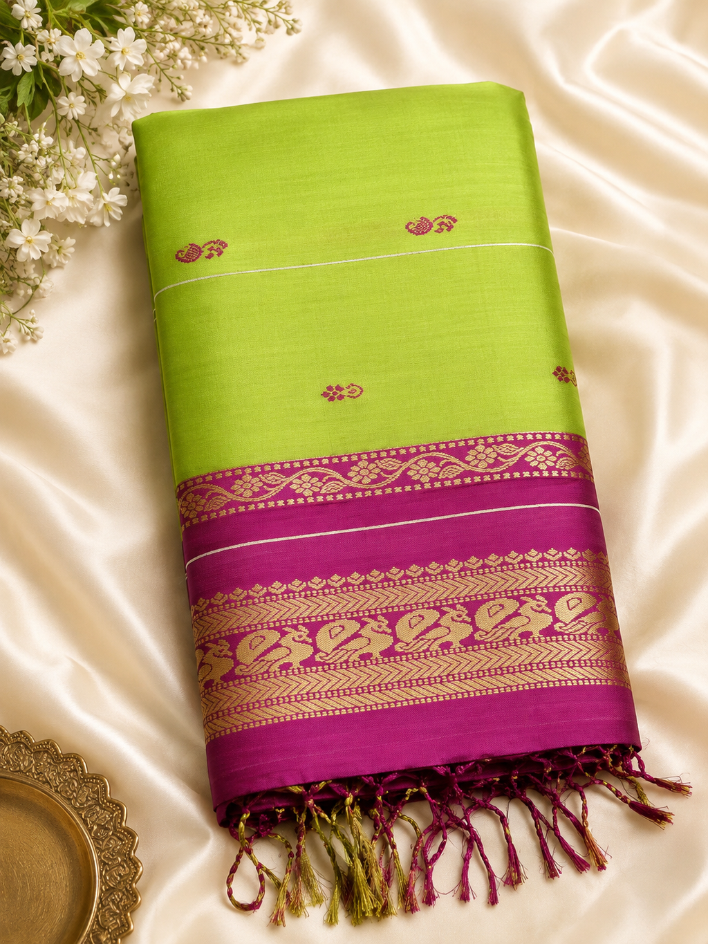 Kalyani Cotton Saree | S-113 | ODC Ladies Collections