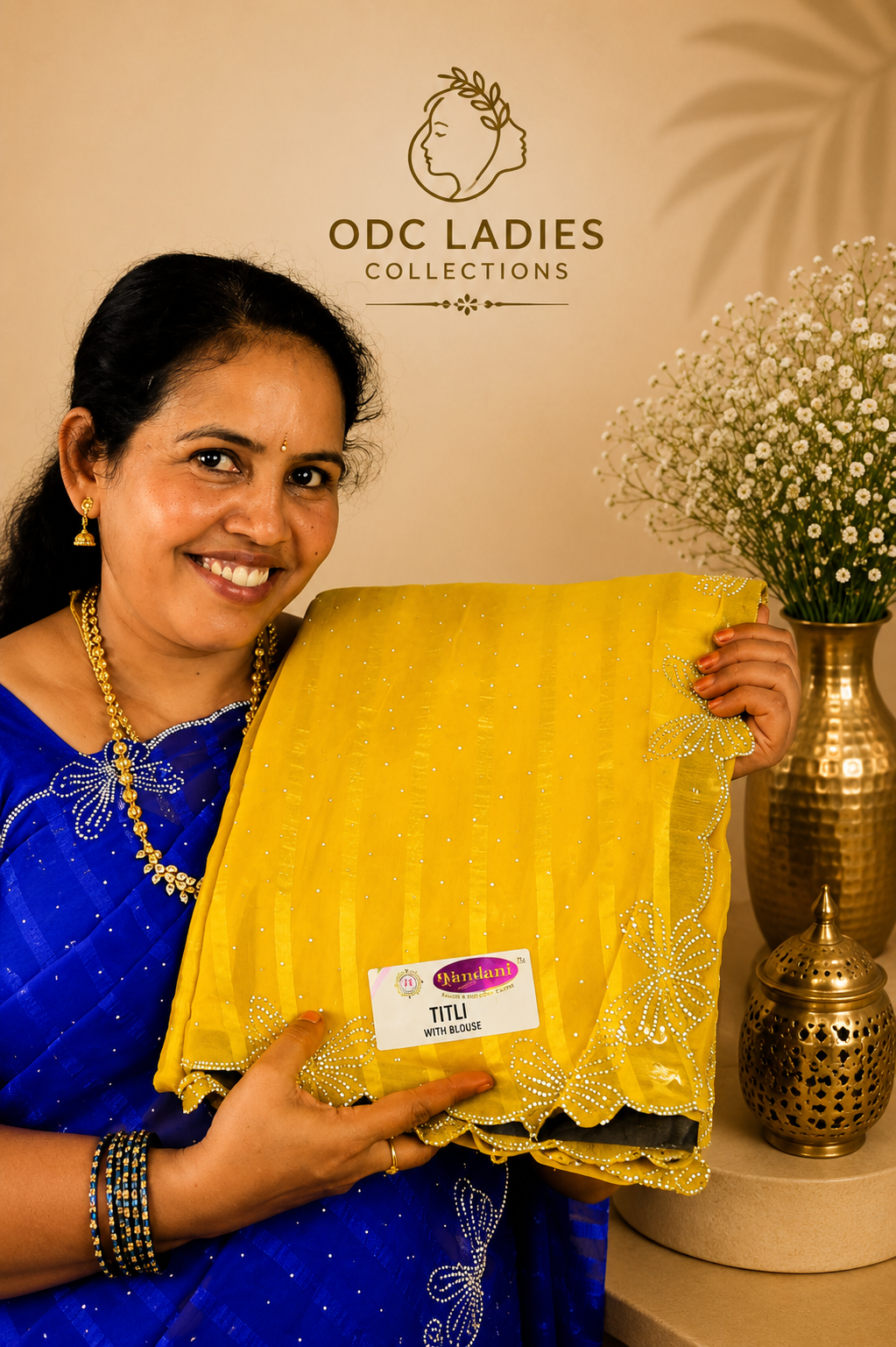 Popcorn Trending Butterfly Saree | S-106 | ODC Ladies Collections