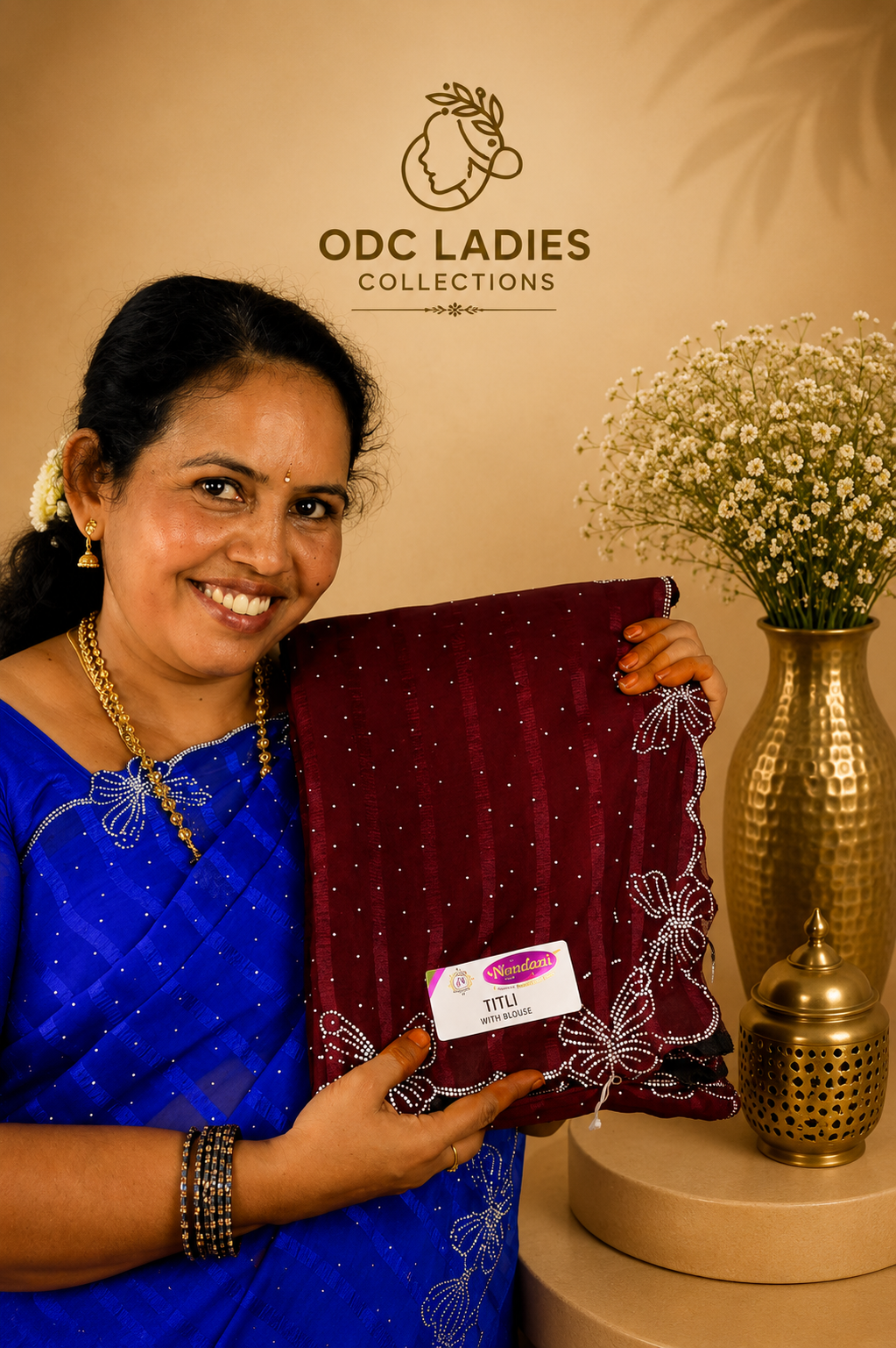 Popcorn Trending Butterfly Saree | S-106 | ODC Ladies Collections