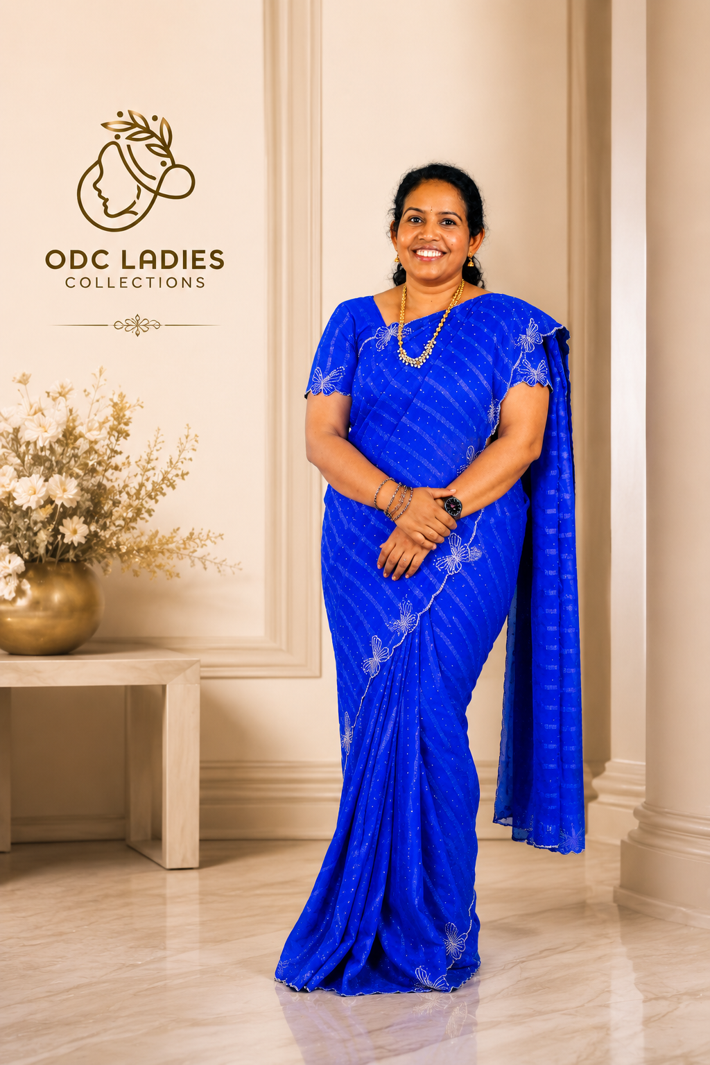 Popcorn Trending Butterfly Saree | S-106 | ODC Ladies Collections