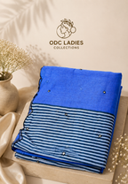 Lenin Cotton Trending Zeebra Mirror Work Saree | S-112 | ODC Ladies Collections