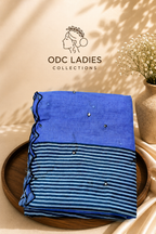 Lenin Cotton Trending Zeebra Mirror Work Saree | S-112 | ODC Ladies Collections