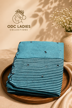 Lenin Cotton Trending Zeebra Mirror Work Saree | S-112 | ODC Ladies Collections